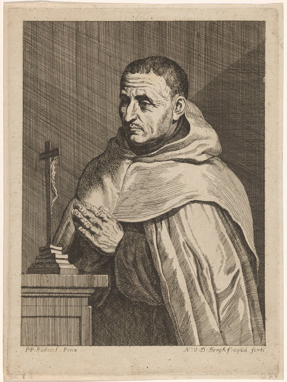 Portrét karmelitánky (název na předmětu) od Nicolas van den Bergh