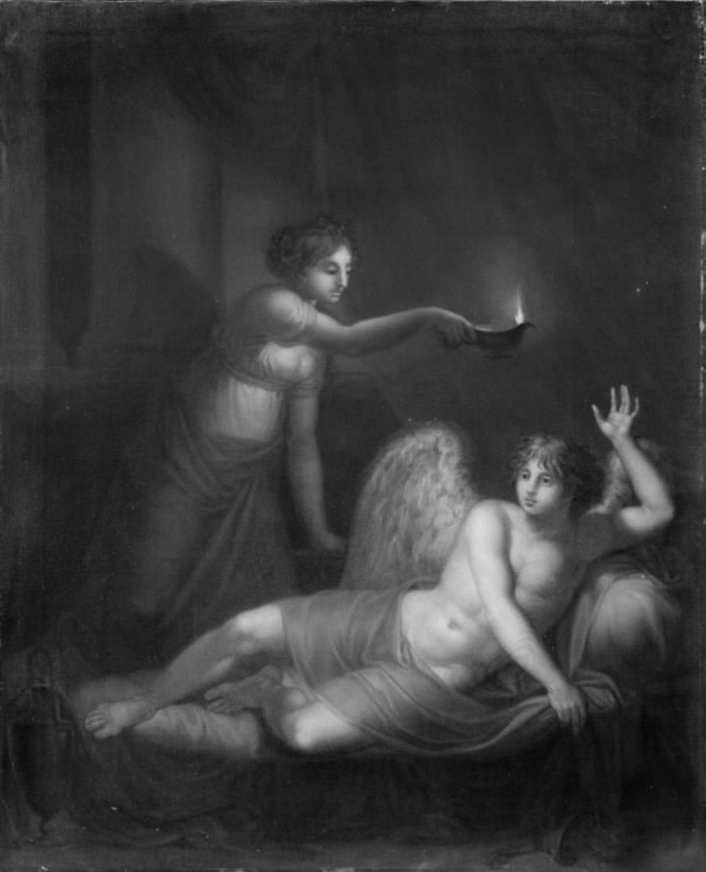 Amor probuzený Psyché od Nicolaus Wolff