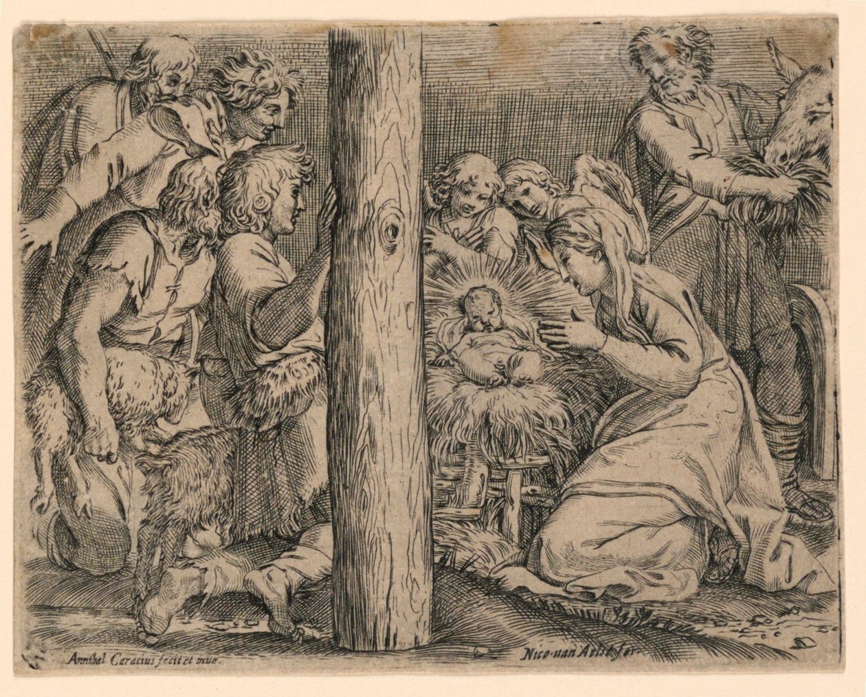 Klanění pastýřů od Nicolaus van Aelst