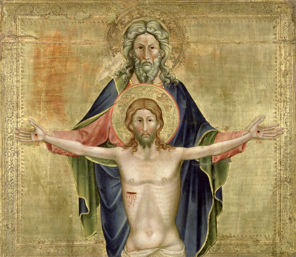Nejsvětější Trojice (tempera na panelu) od Nicoletto Semitecolo