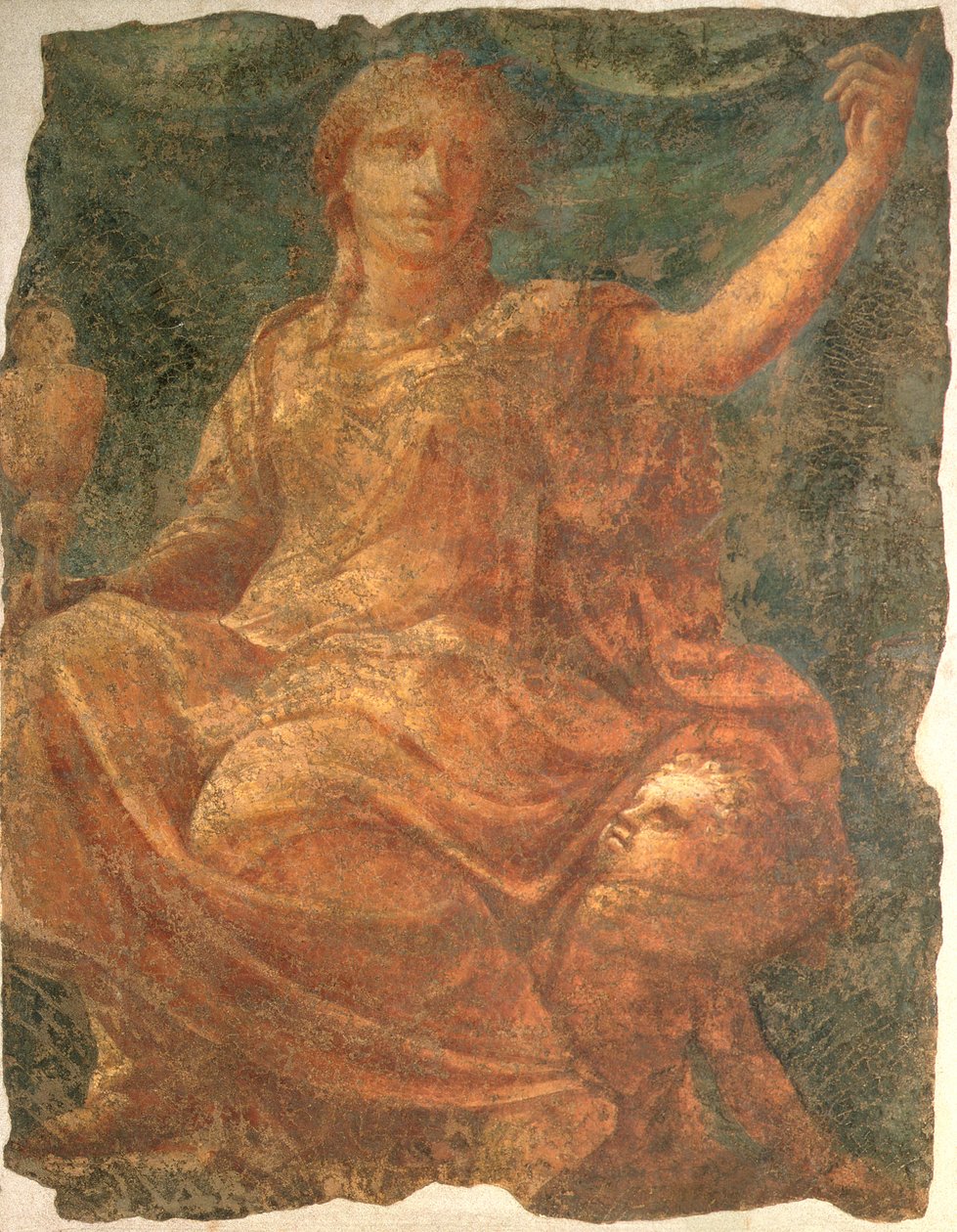 Alegorická postava ctnosti od Nicolo dell and Fontana, Alberto Abate