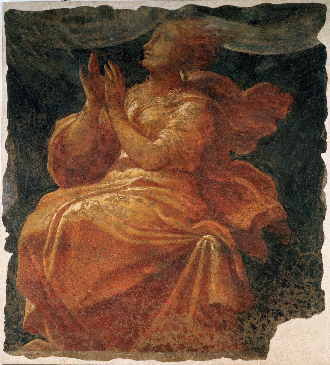 Alegorická postava ctnosti od Nicolo dell and Fontana, Alberto Abate