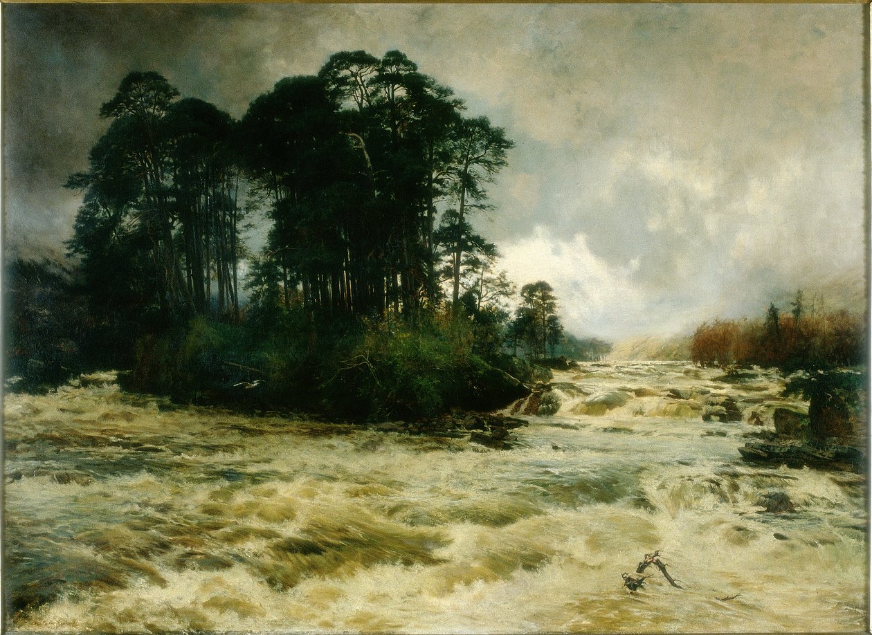 Mid the Wild Music of the Glen, 1888 od Niels Moller Lund