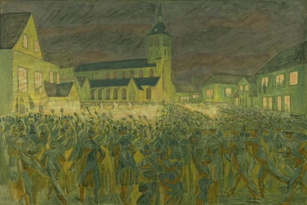 Pochodňový vlak 1867 pro H.C. Andersena v Odense od Niels Larsen Stevns