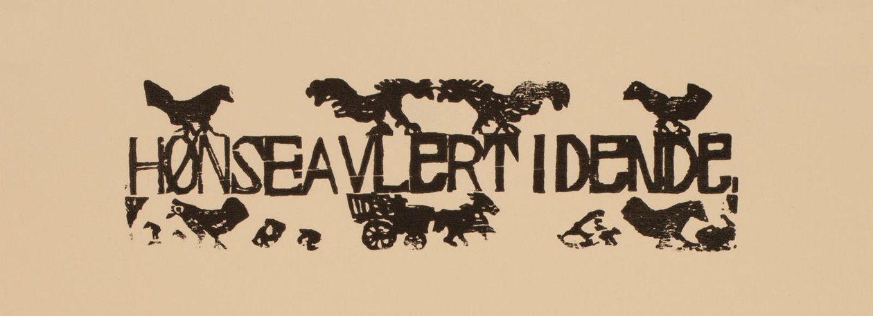 Hlavní název pro "Hønseavlertidende" od Niels Nielsen