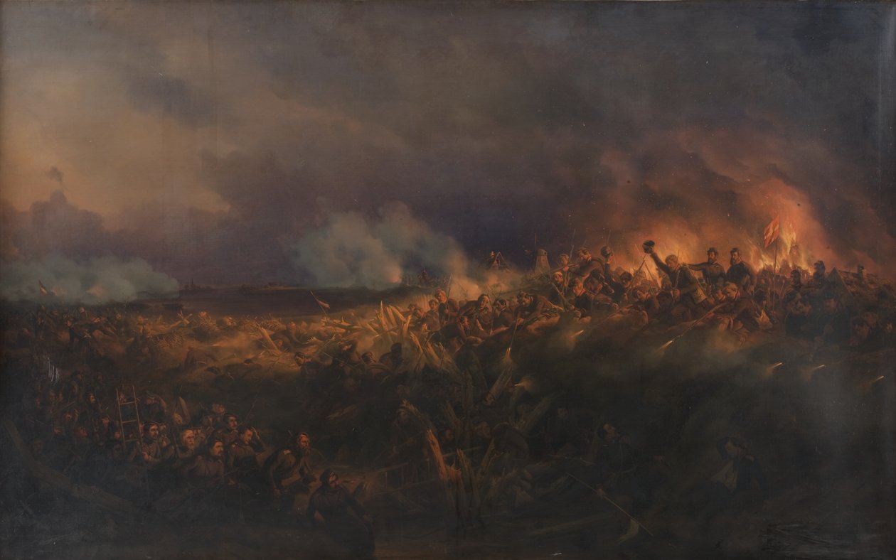 Bouře ve Frederiksstadu dne 4. října 1850 od Niels Simonsen