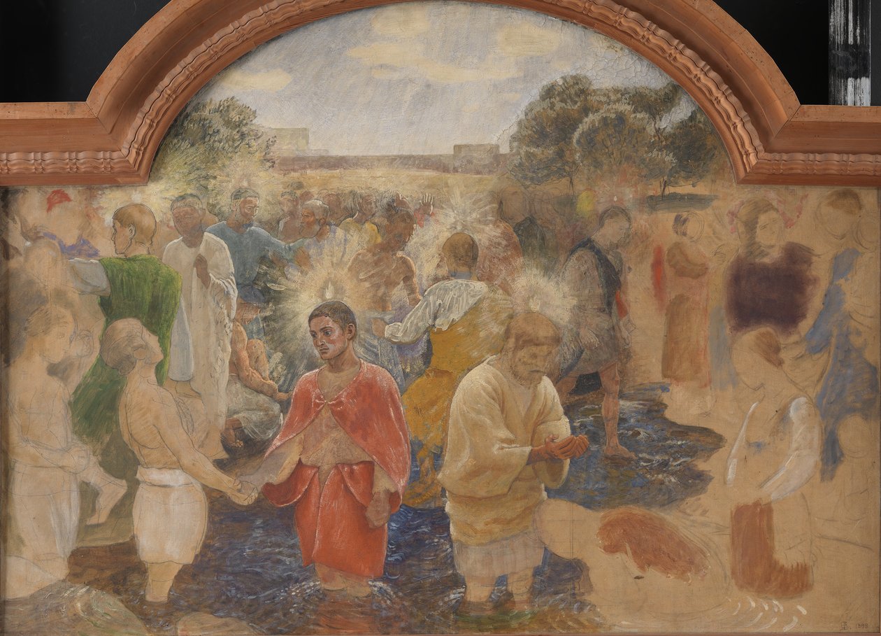 Křest o letnicích od Niels Skovgaard