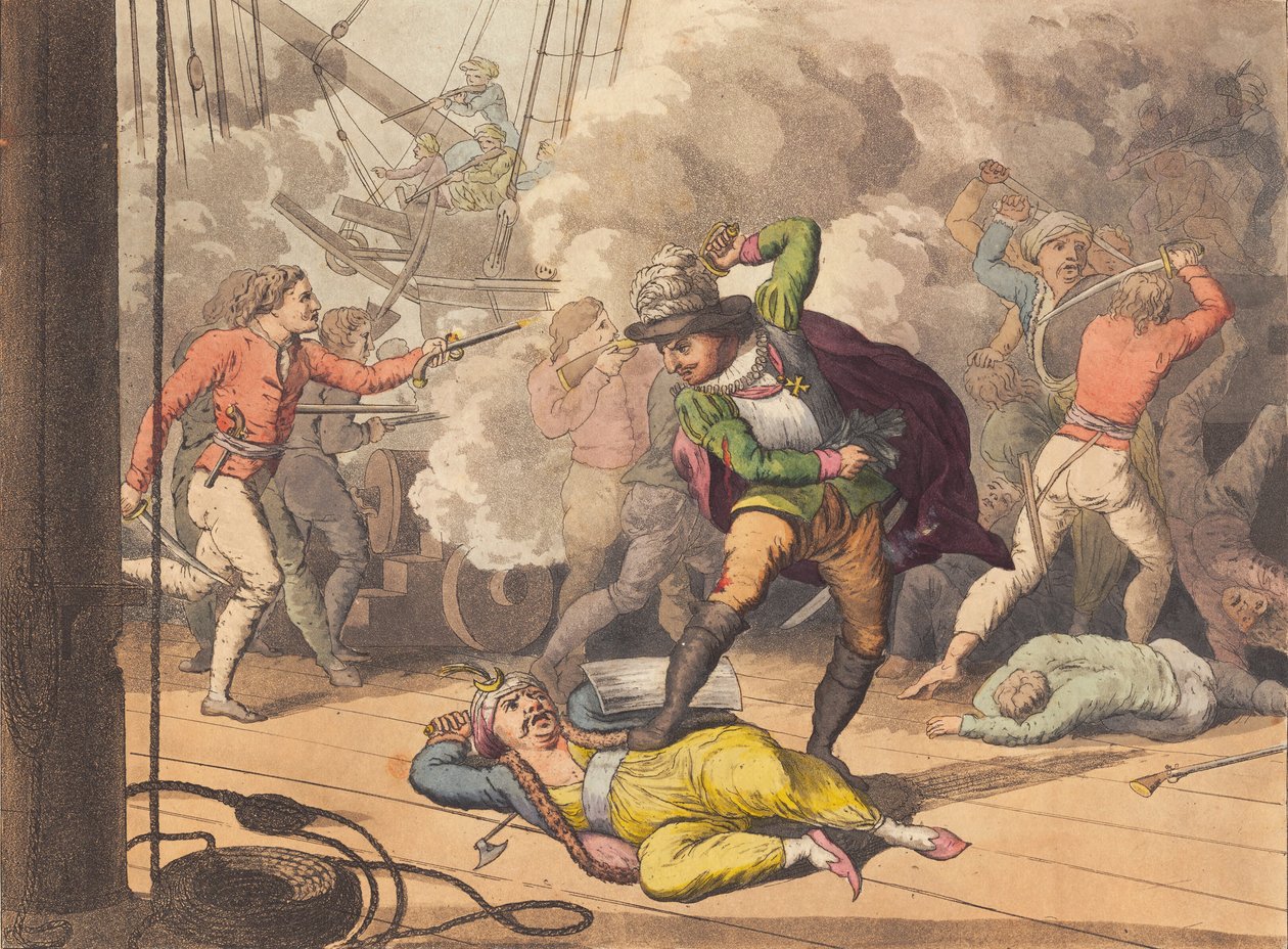 Cort Adeler zabije tureckého admirála od Niels Truslew