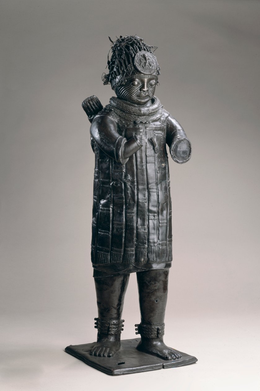 Bowman, Tsoede, 14. - 15. století (cínový bronz) od Nigerian