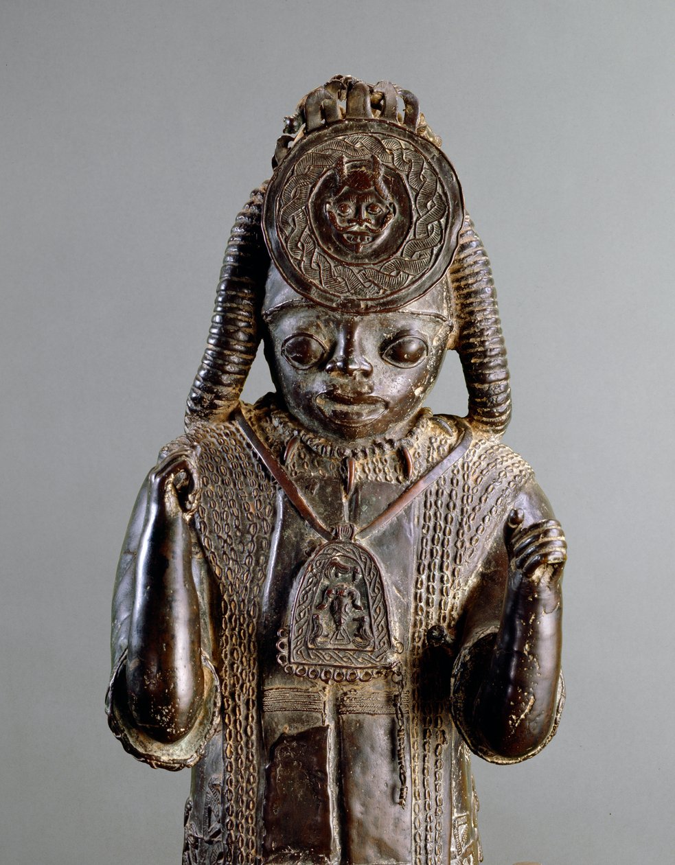 Bojovník, Tsoede, 14. - 15. století (cínový bronz) od Nigerian