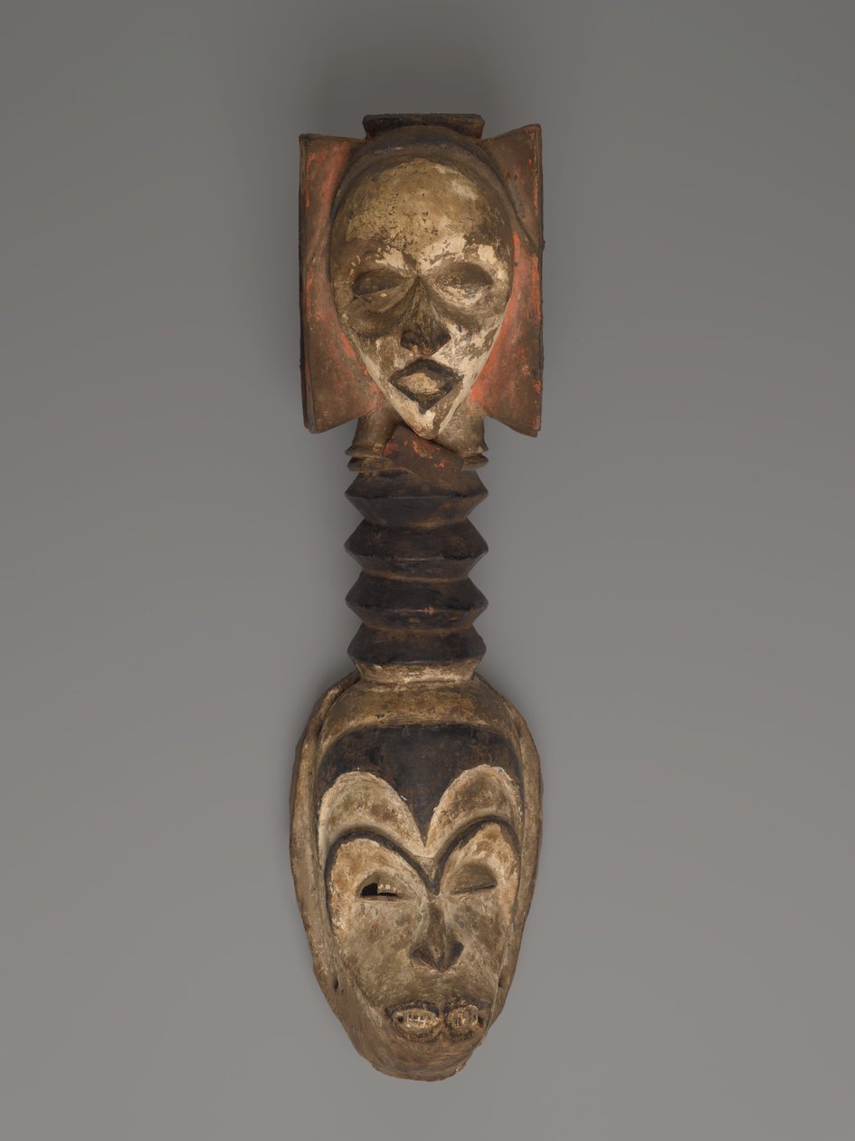 Maska Okorossia, Igbo (dřevo, pigment) od Nigerian School