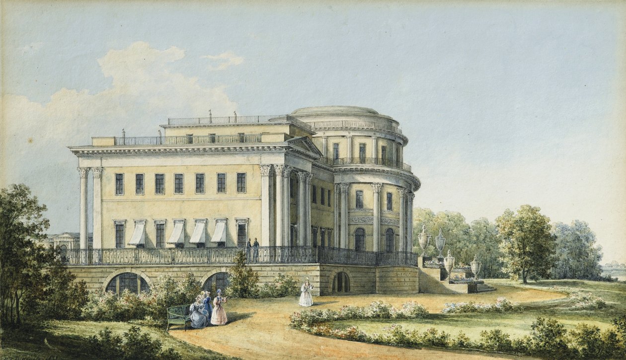 Palác Yelagin v Petrohradě, 1839 od Nikanor Grigoryevich Chernetsov