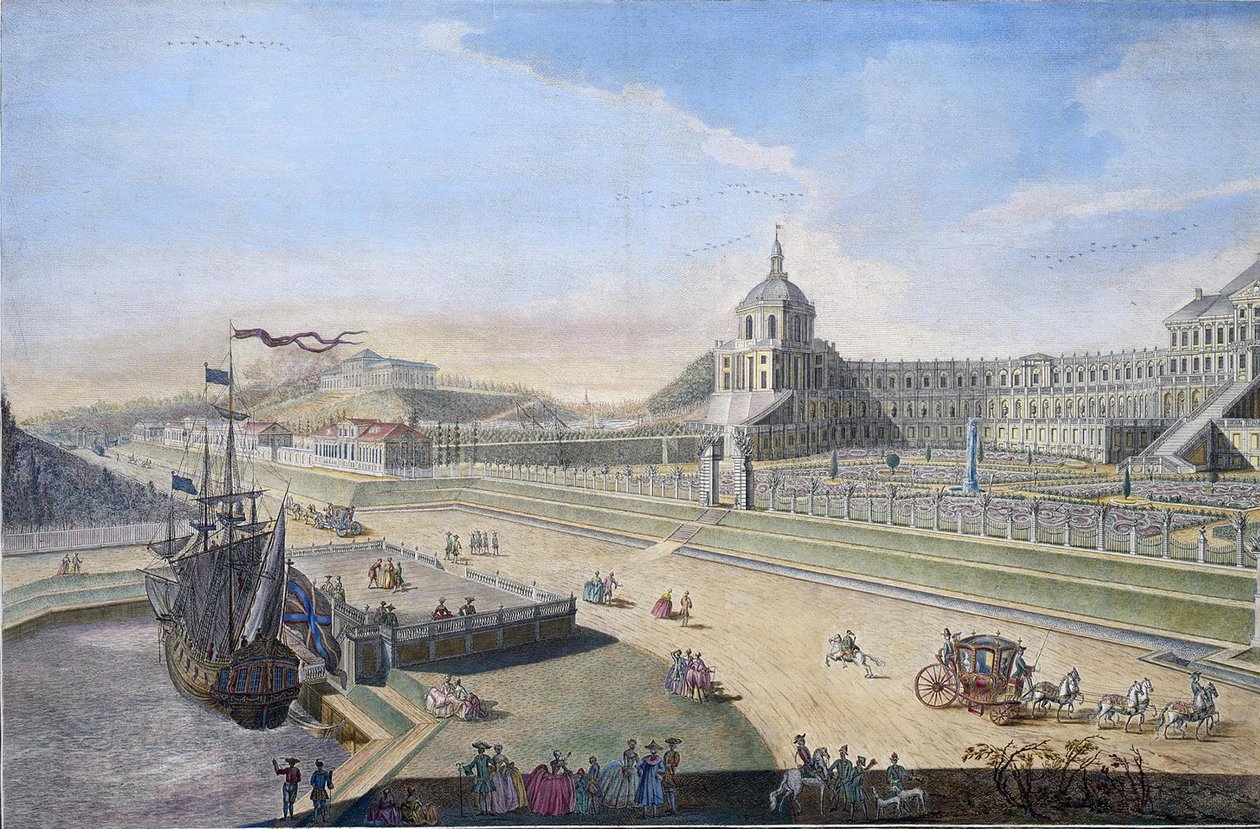 Pohled na Oranienbaum, 1761 od Nikita Fyodorovich Chelnakov