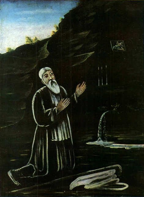 Svatý Jiří Kotvičník od Niko Pirosmani