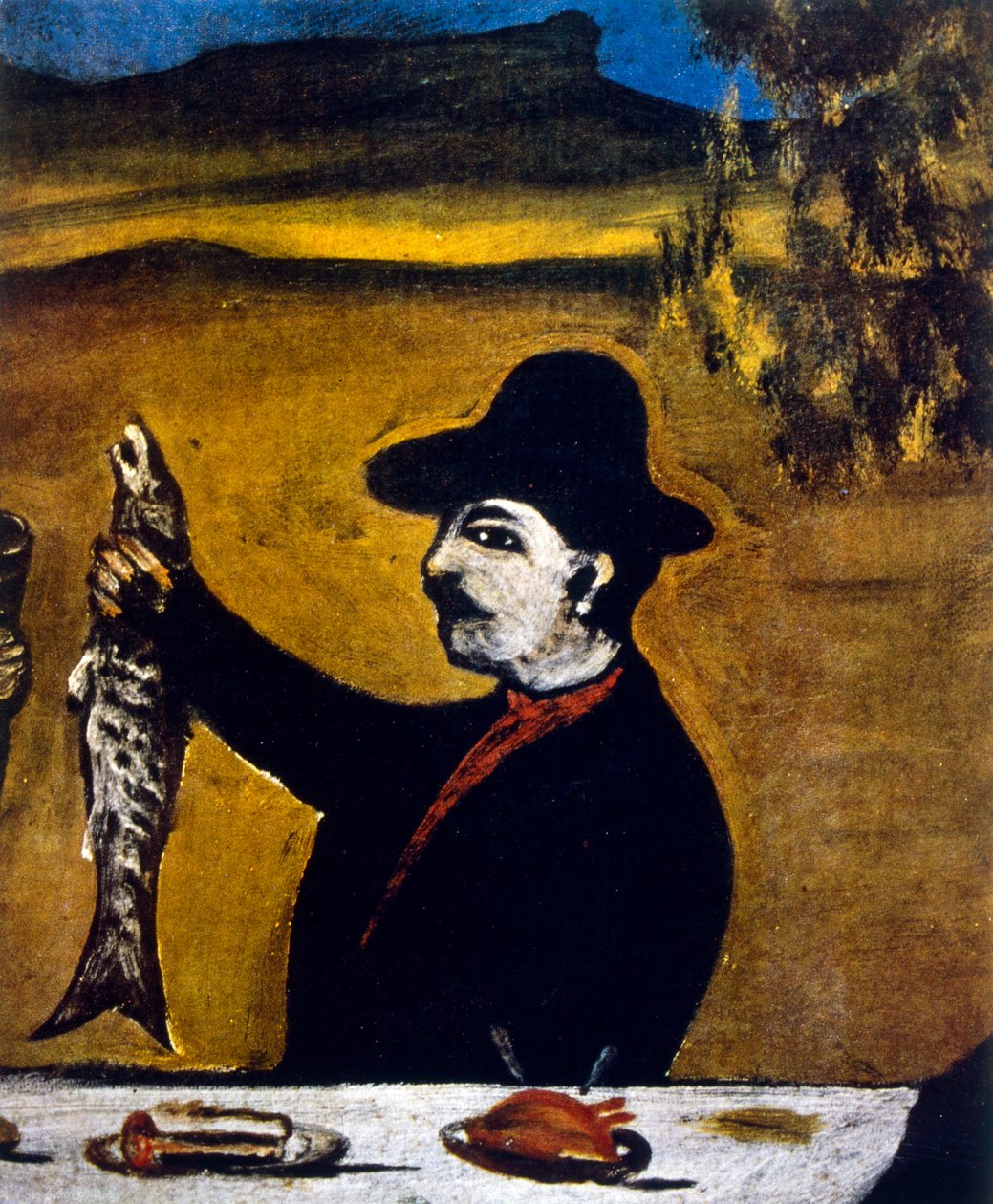 Portrét muže od Niko Pirosmani