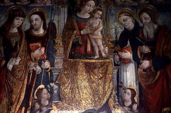 Madonna na trůnu od Nikola Bozidarovic