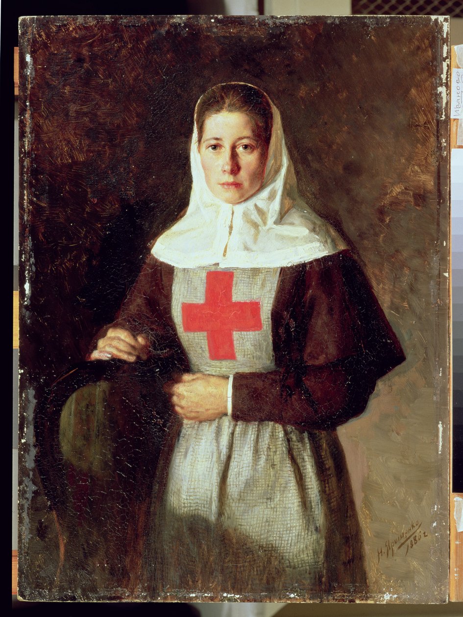 Zdravotní sestra, 1886 od Nikolai Aleksandrovich Yaroshenko