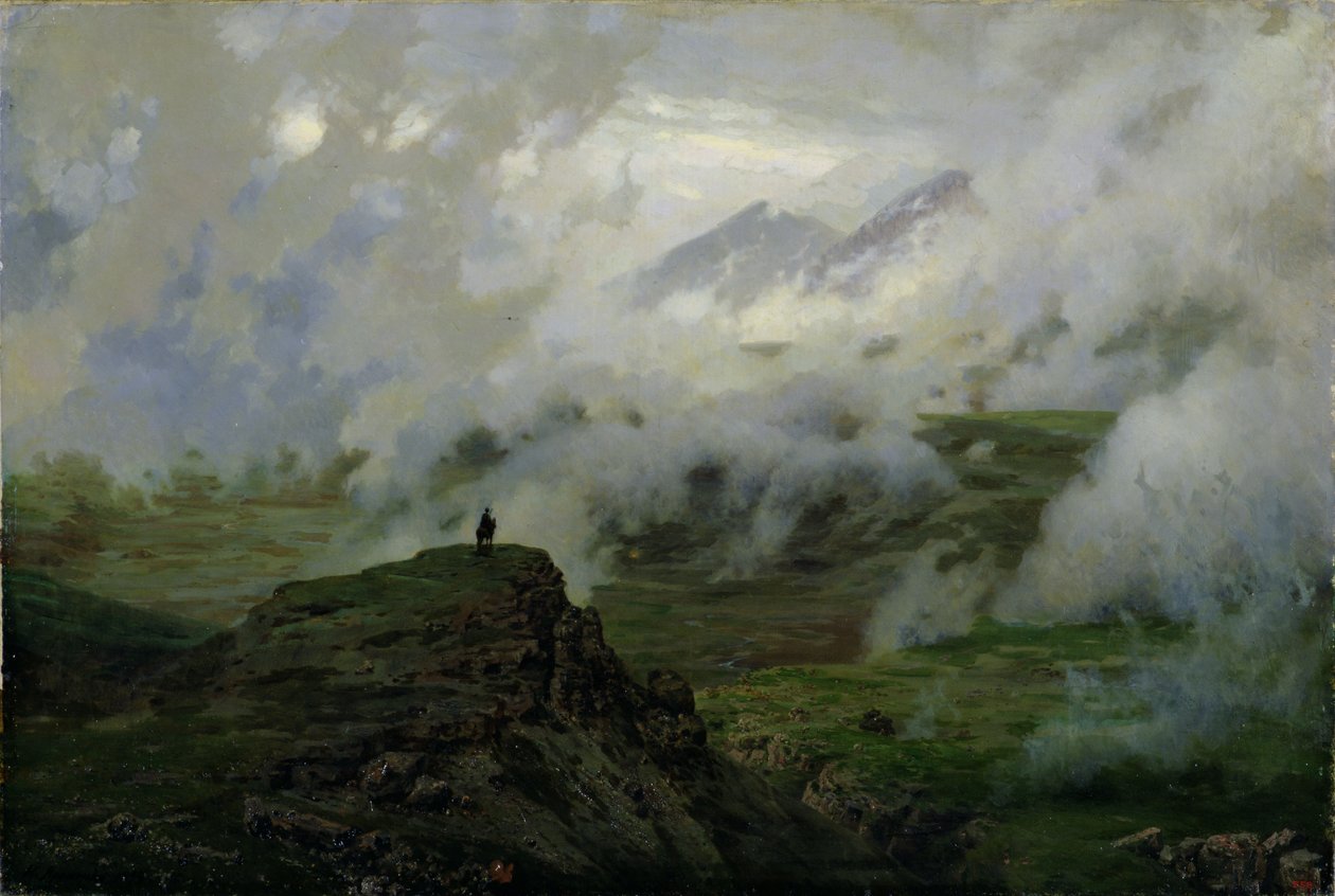 Mount Elbrus, Rusko, 1894 od Nikolai Aleksandrovich Yaroshenko