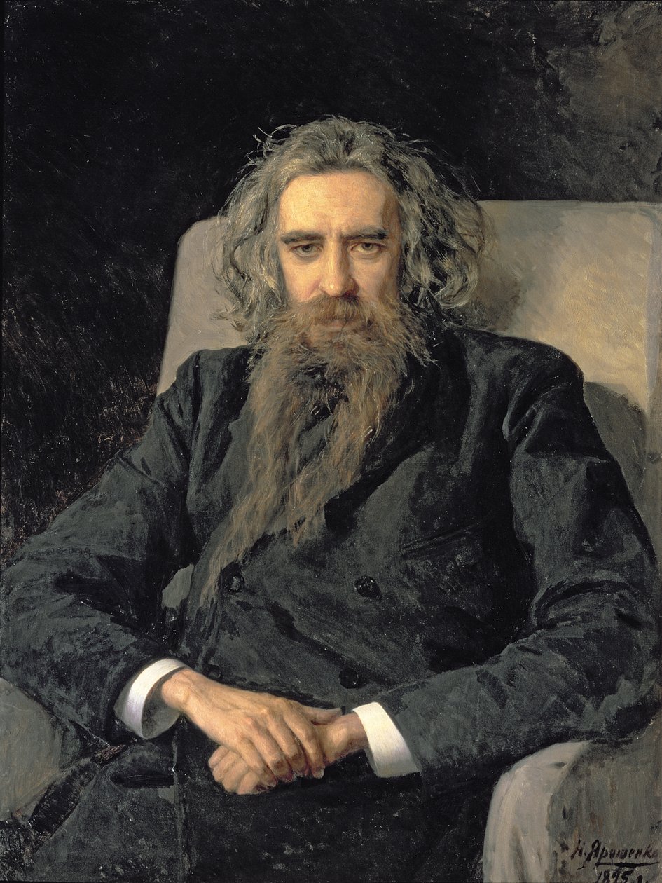 Portrét Vladimíra Sergejeviče Solovjeva (1853-1900), 1895 od Nikolai Aleksandrovich Yaroshenko