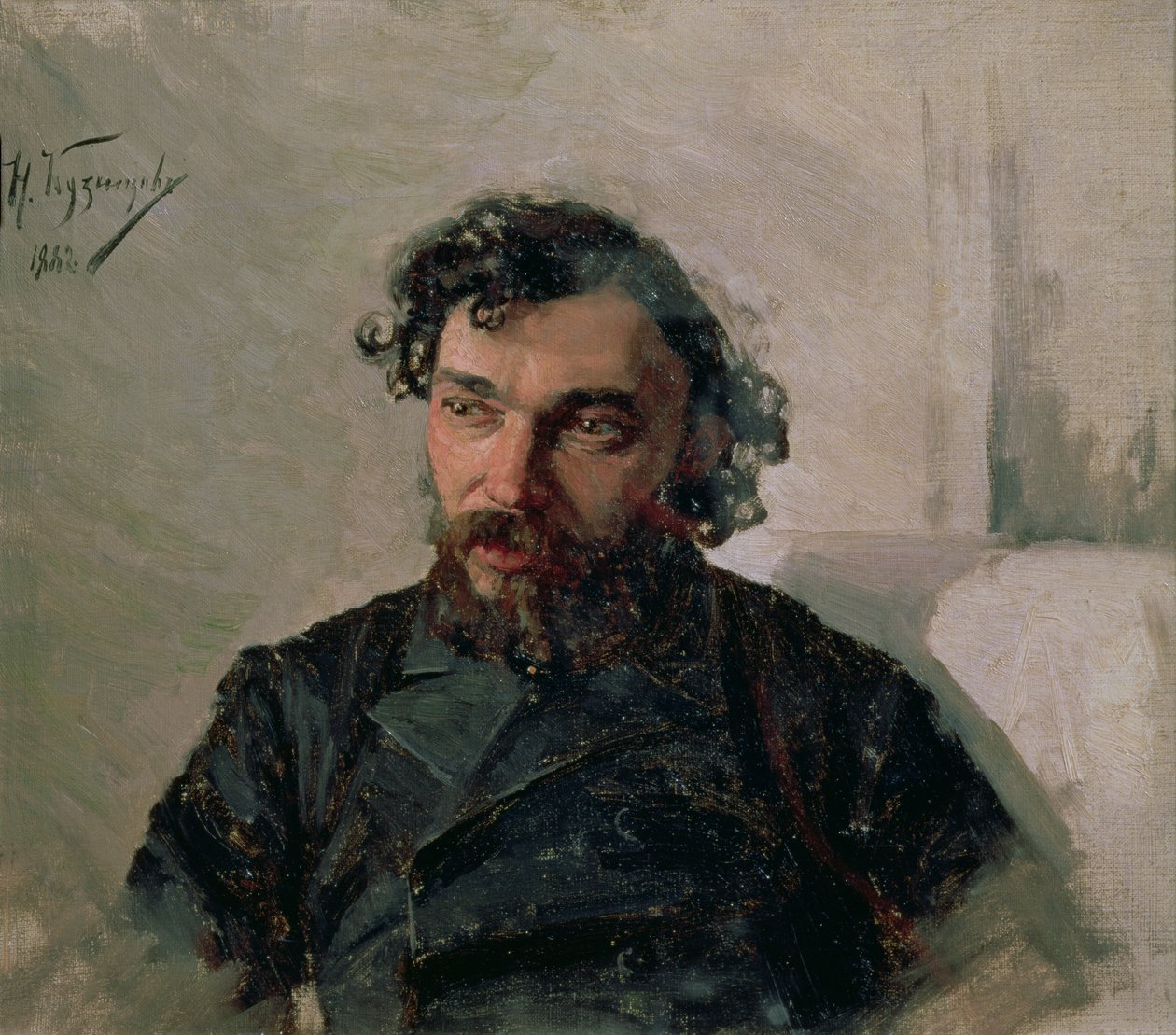 Portrét Ivana Pochitonova (1850-1923), 1882 od Nikolai Dmitrievich Kuznetsov