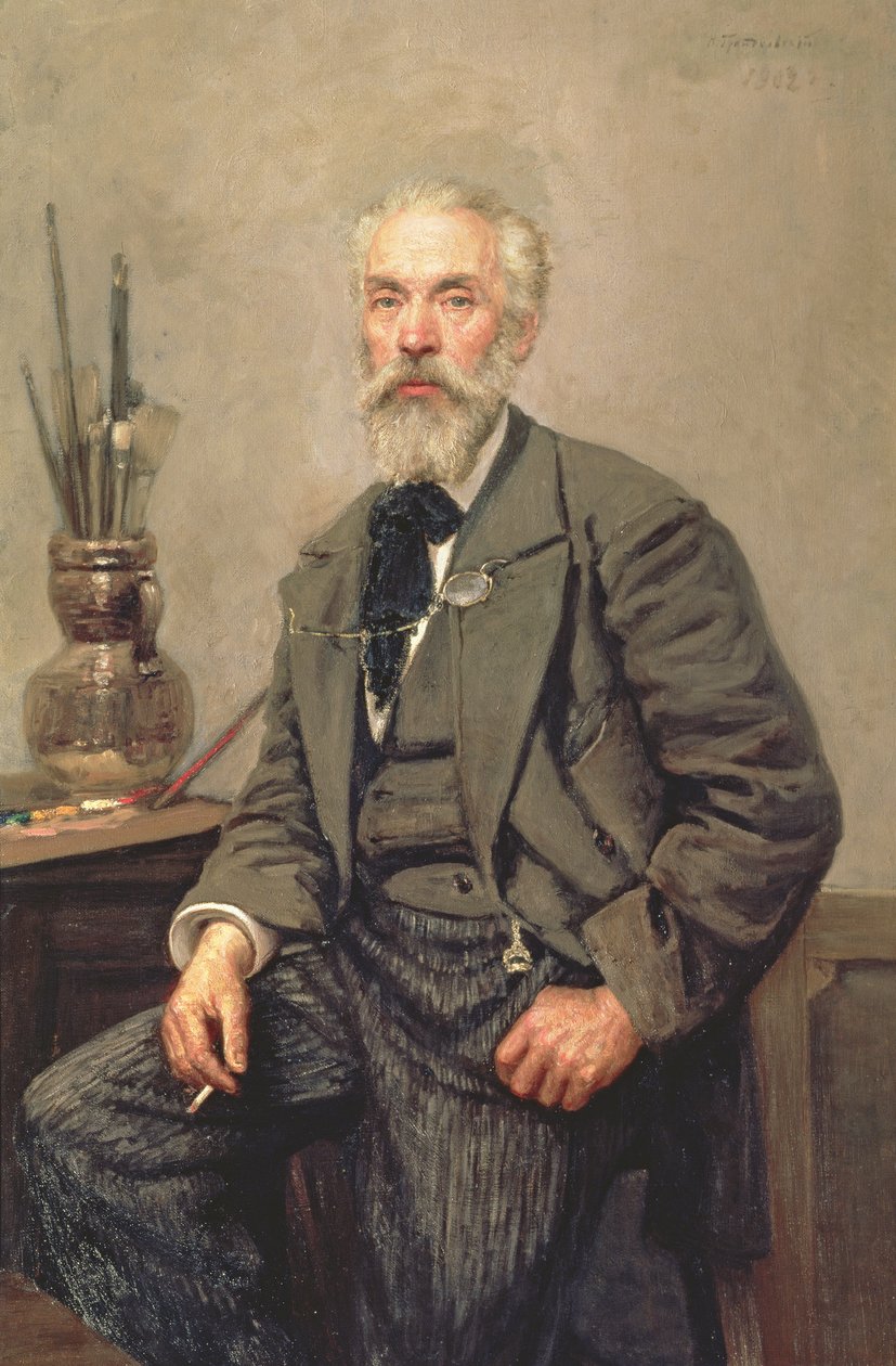 Portrét Konstantina Apollonoviče Savitského (1844-1905), 1902 od Nikolai Karlovich Grandkovsky