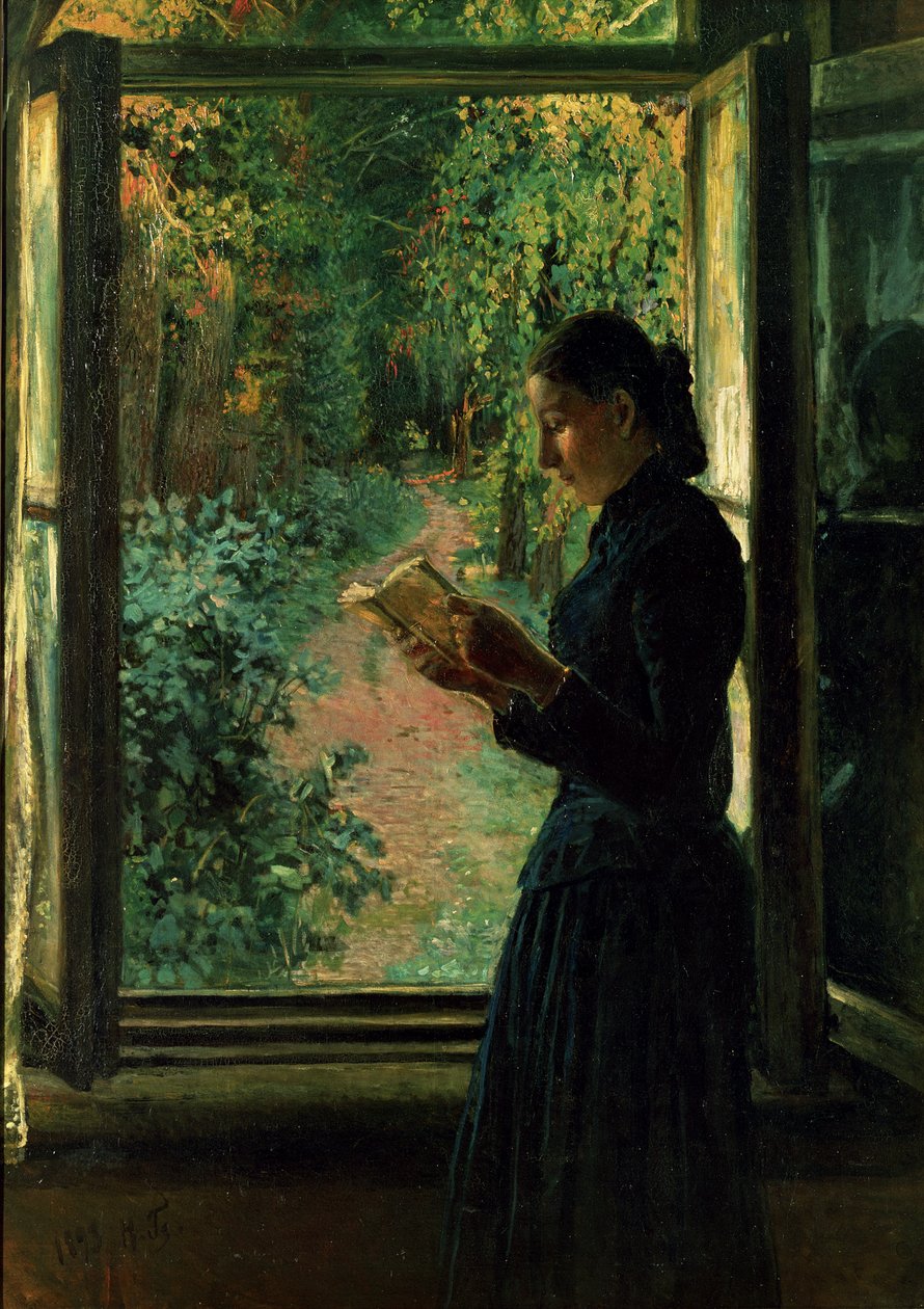 Portrét Natalie Petrunkevitsin, 1893 od Nikolai Nikolaevich Ge