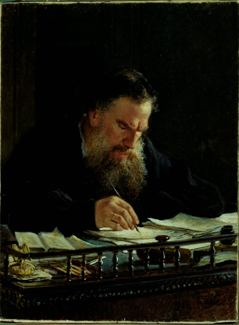 Portrét Lva Tolstého (1828-1910) od Nikolai Nikolajevitch Gay