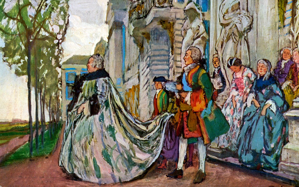 Alžběta Ruská. od Nikolai after Lanceré