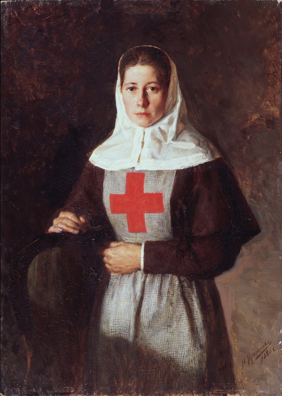 Zdravotní sestra, 1886 od Nikolai Aleksandrovich Yaroshenko