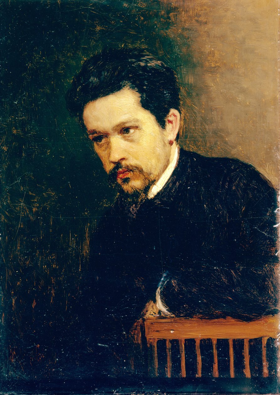 Autoportrét, 1895 od Nikolai Aleksandrovich Yaroshenko