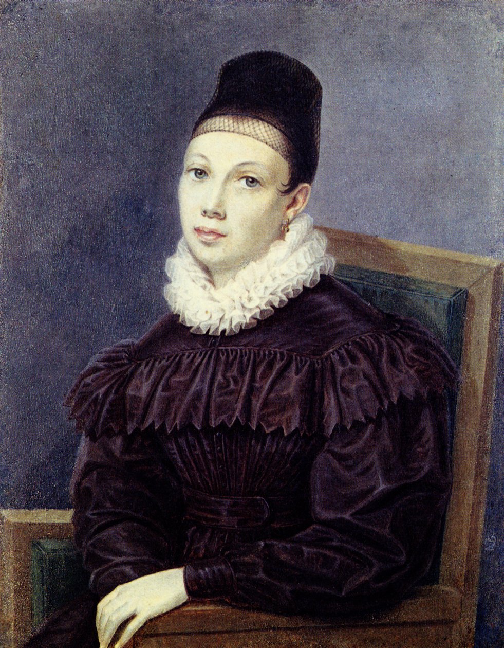 Portrét Jelizavety Petrovna Naryshkiny 1801-1867, 1832 od Nikolai Alexandrovich Bestuzhev
