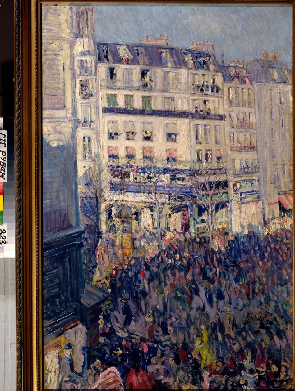 Mardi Gras v Paříži od Nikolai Alexandrovich Tarkhoff