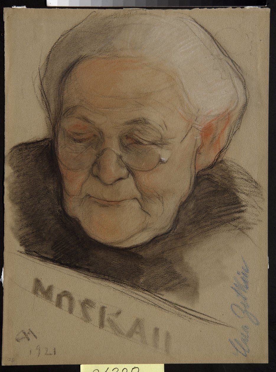 Portrét Clary Zetkinové (rozená Eisneer od Nikolai Andreevich Andreev