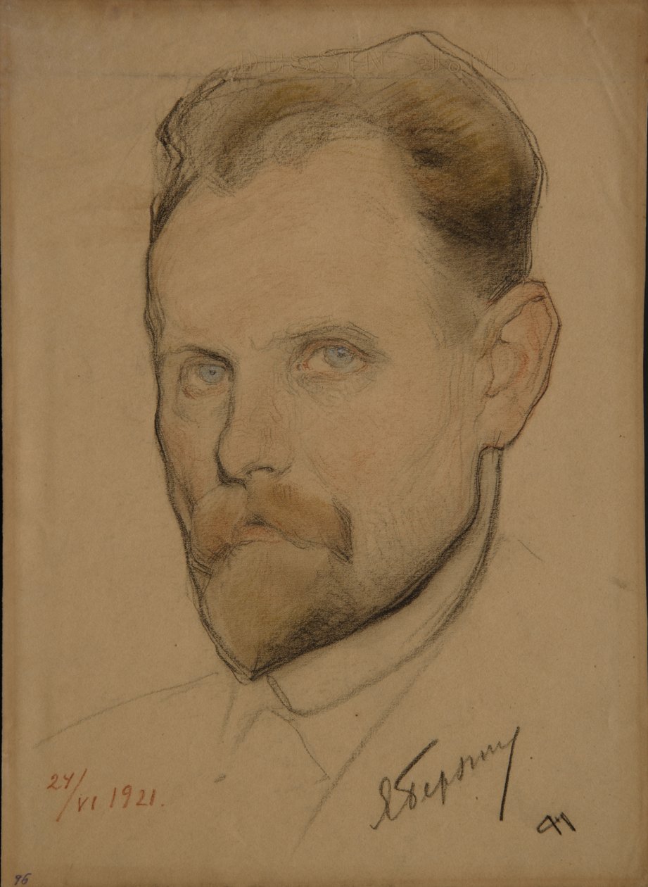Portrét Jana Berzina 1889-1938, 1921 od Nikolai Andreevich Andreev