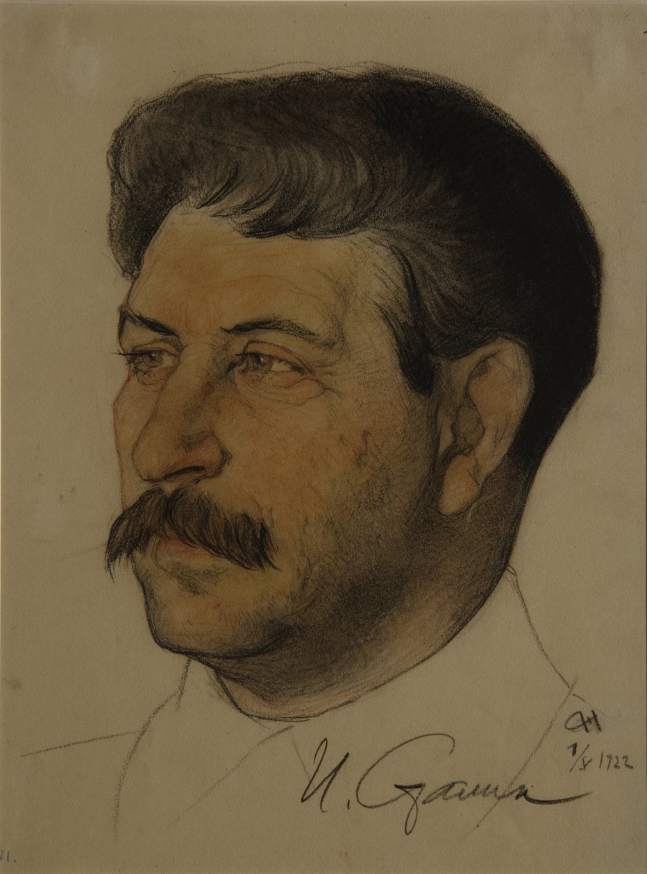 Portrét Josifa Stalina 1879-1953, 1922 od Nikolai Andreevich Andreev