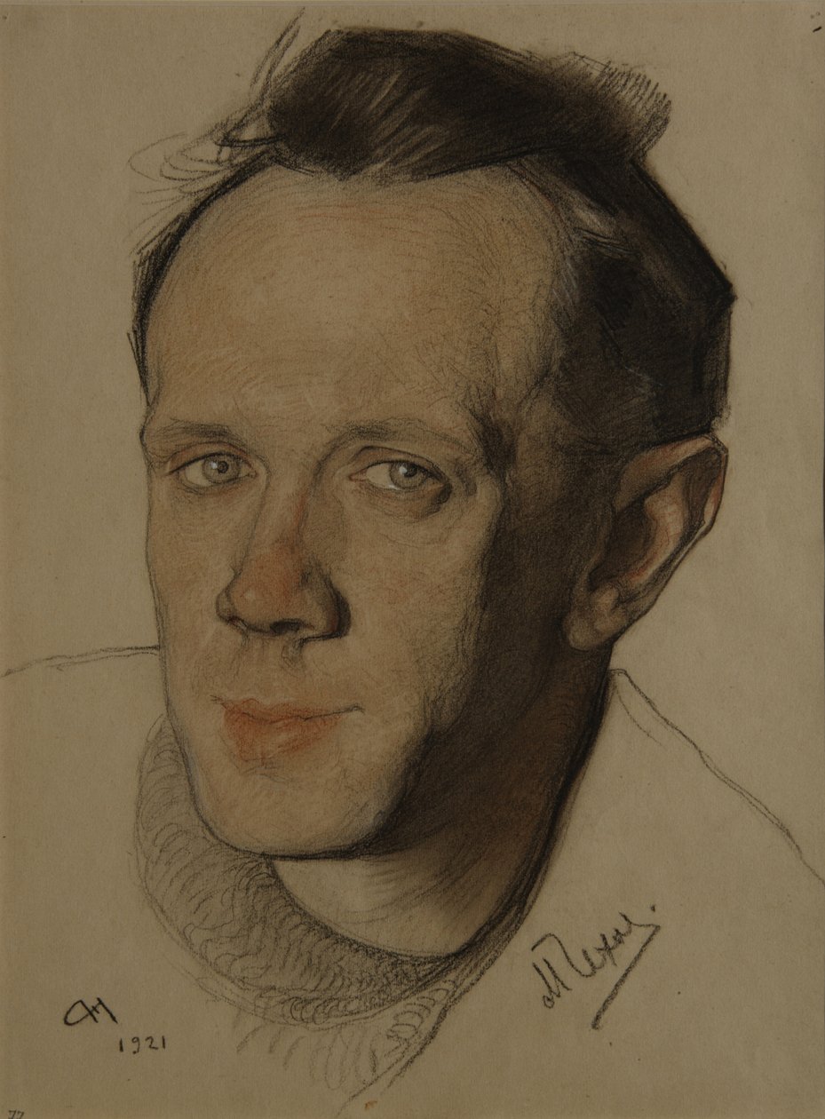 Portrét Michaila Alexandroviče Čechova 1891-1955, 1921 od Nikolai Andreevich Andreev