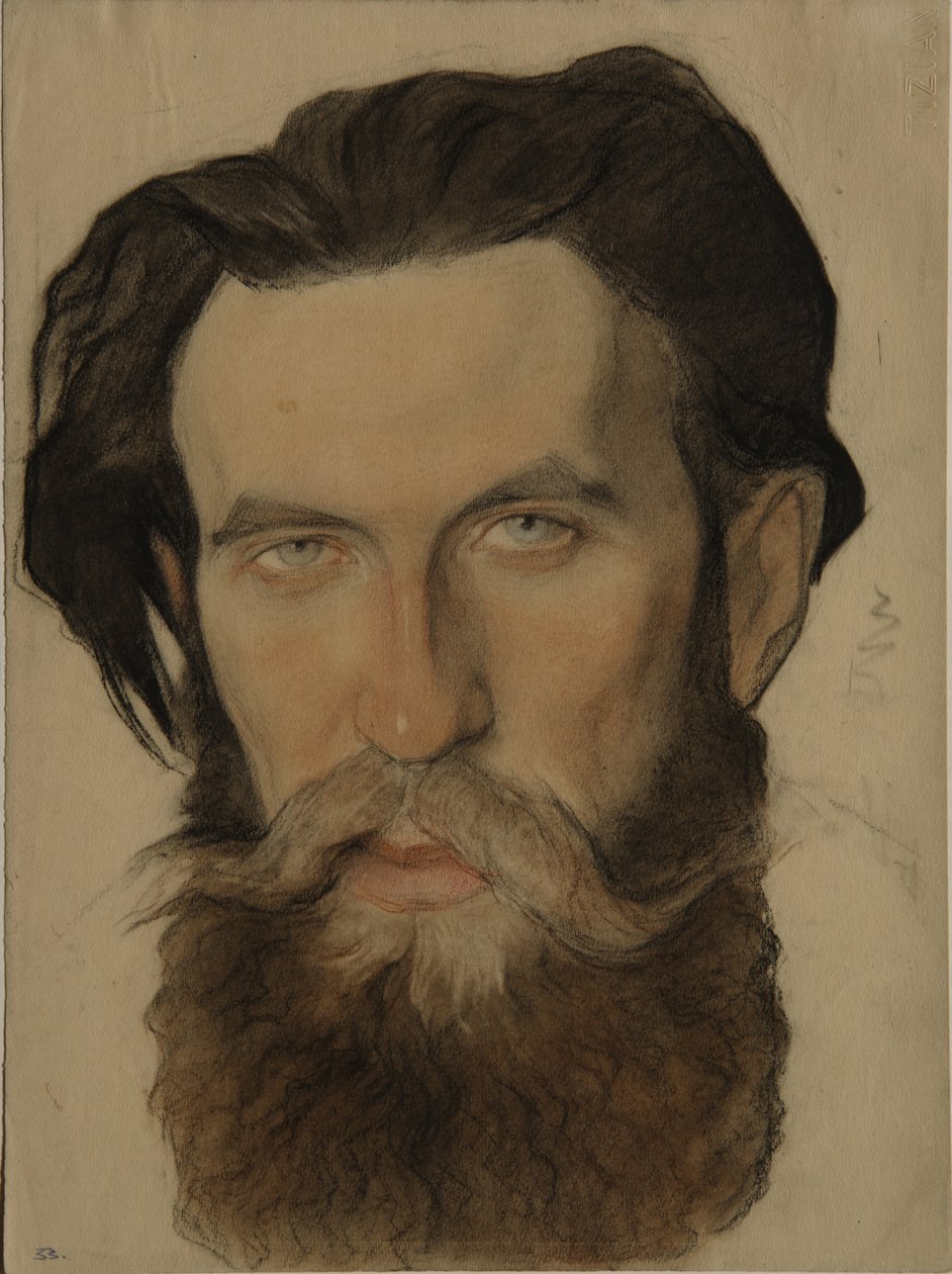 Portrét Otto Y. Schmidta 1891-1956, 1921-1922 od Nikolai Andreevich Andreev
