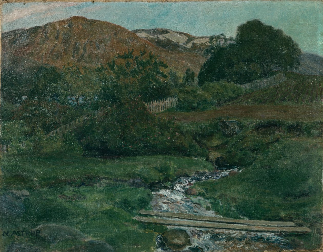 Jasná noc v Jolsteru, kolem roku 1907 od Nikolai Astrup