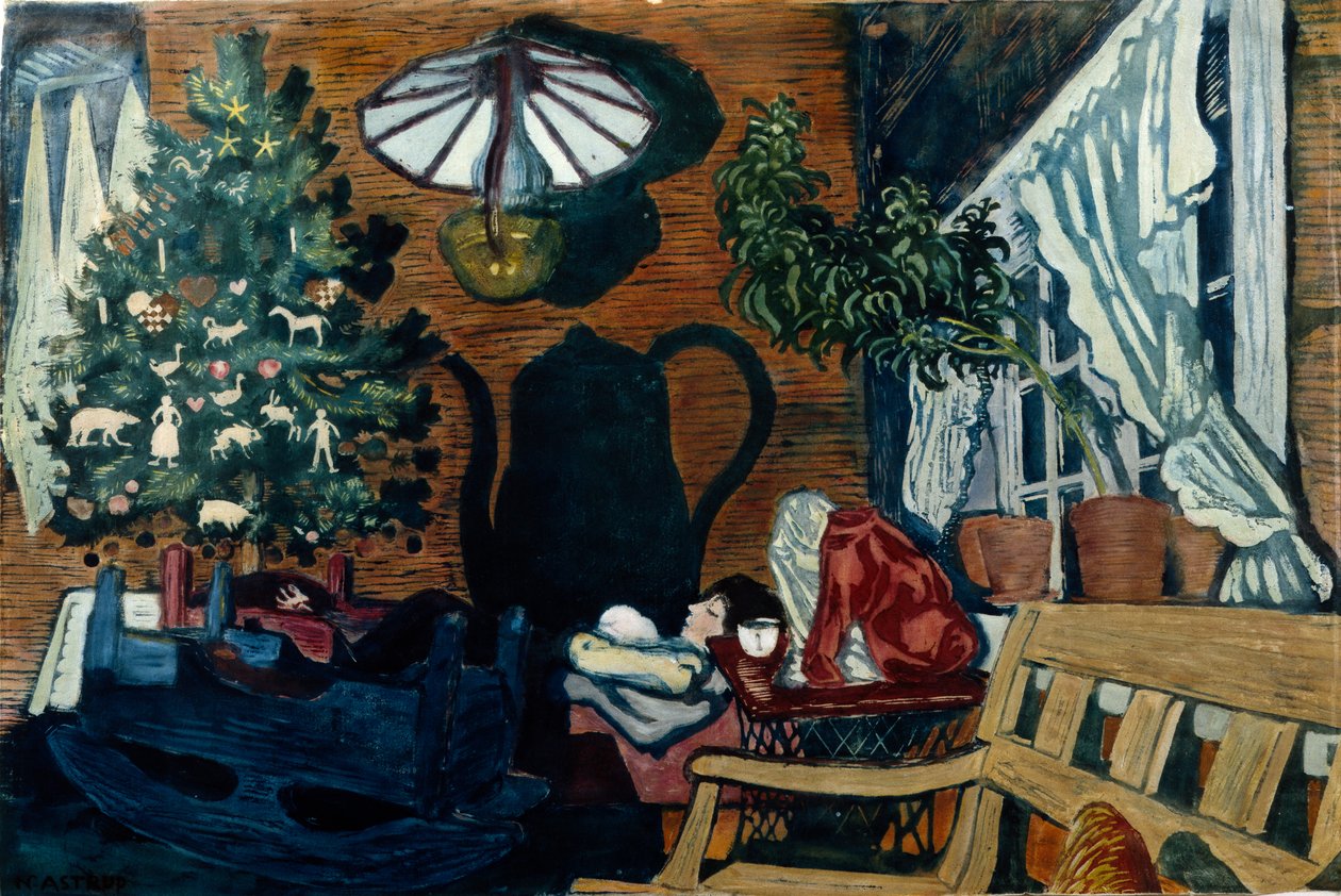 Vánoce v Sandalstrandu od Nikolai Astrup