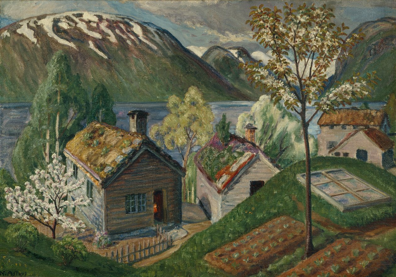 Mistbenken (studený rám) od Nikolai Astrup
