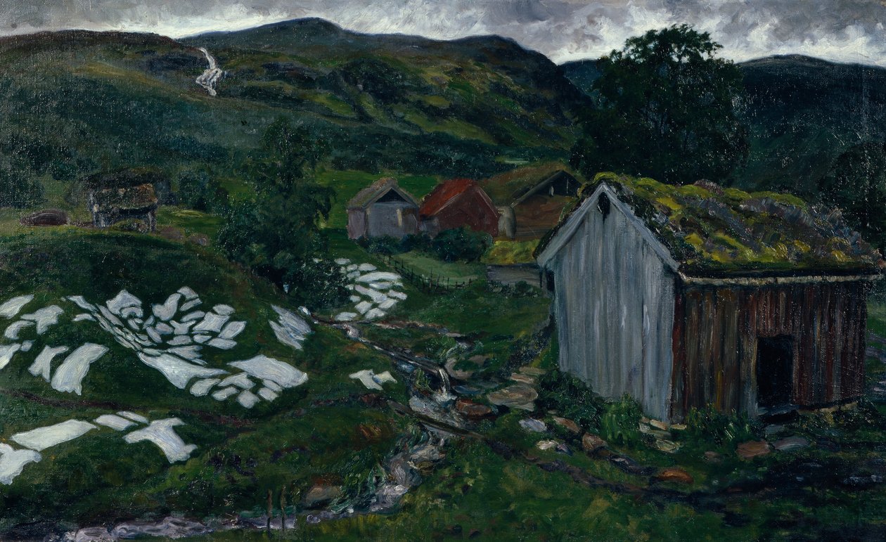 Atmosféra deštivého počasí od Nikolai Astrup