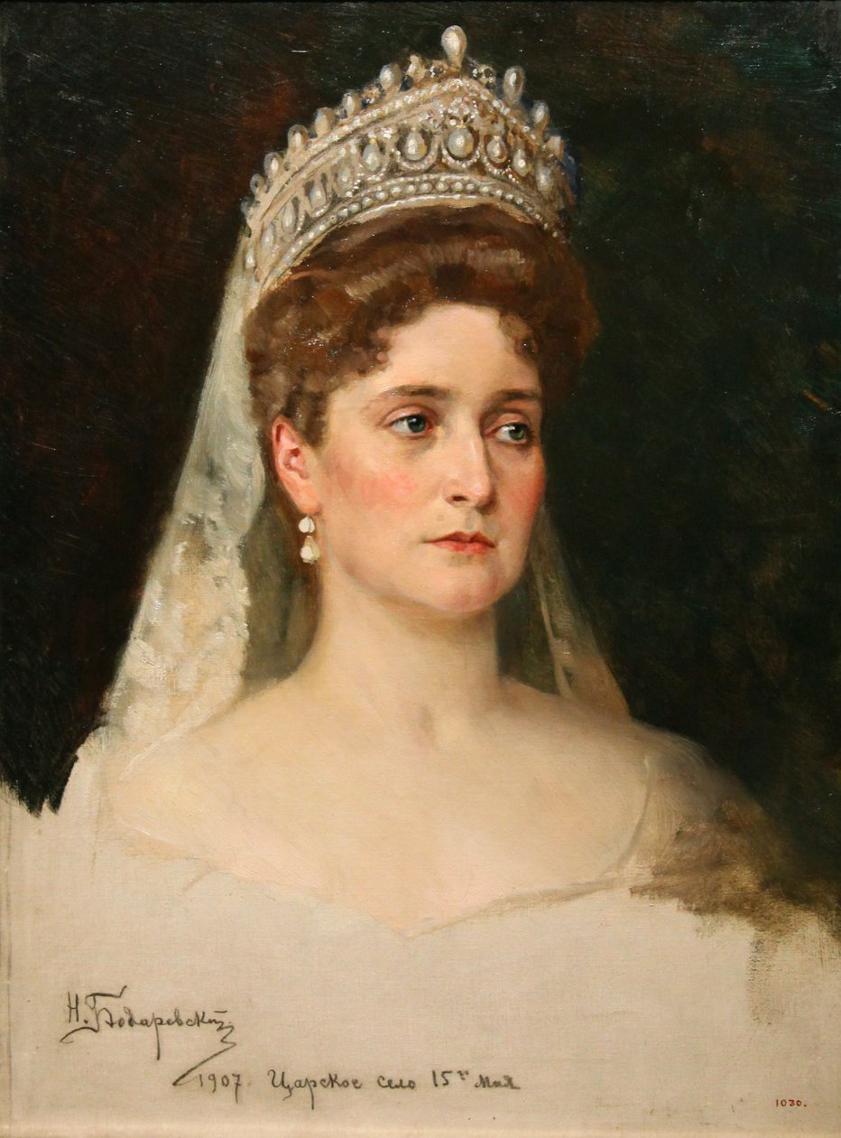 „Portrét císařovny Alexandry Fjodorovny“, 1907 od Nikolai Bodarevsky