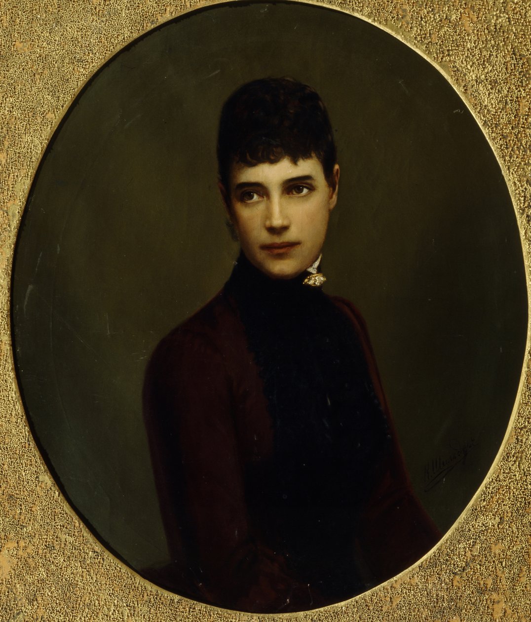 Portrét císařovny Marie Fjodorovny, princezny Dagmar Dánské 1847-1928, polovina 19. stol. od Nikolai Gustavovich Schilder