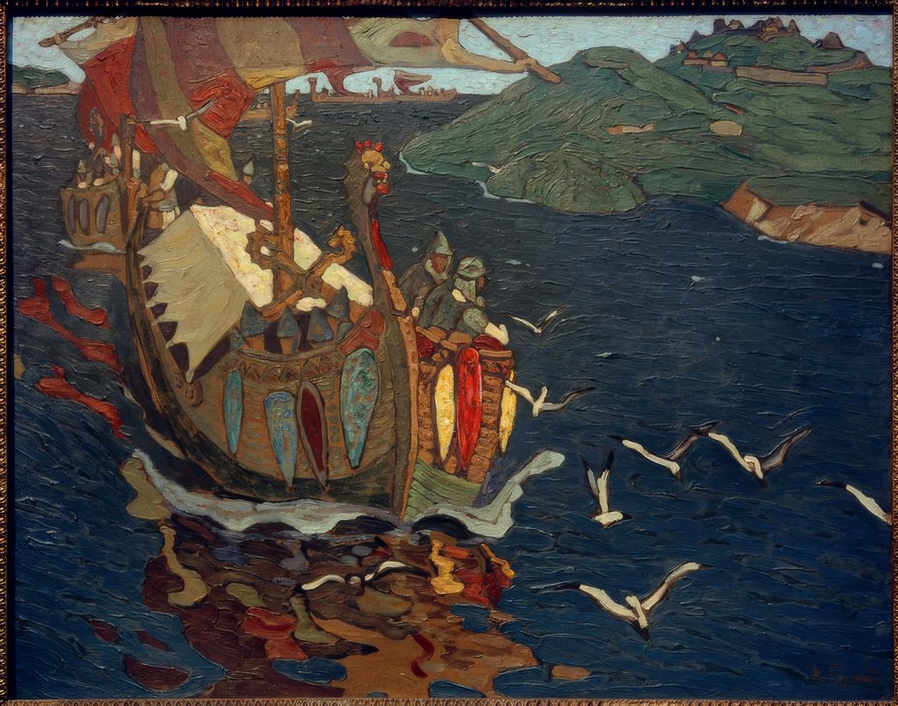 Zahraniční obchodníci od Nikolai Konstantinowitsch Roerich