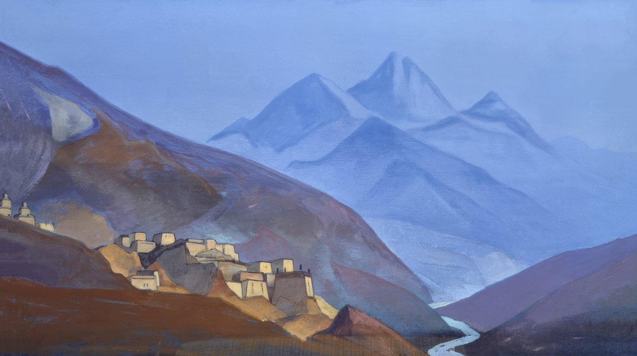No.K.Roerich, Lahaul, Pozdní Himaláje od Nikolai Konstantinowitsch Roerich