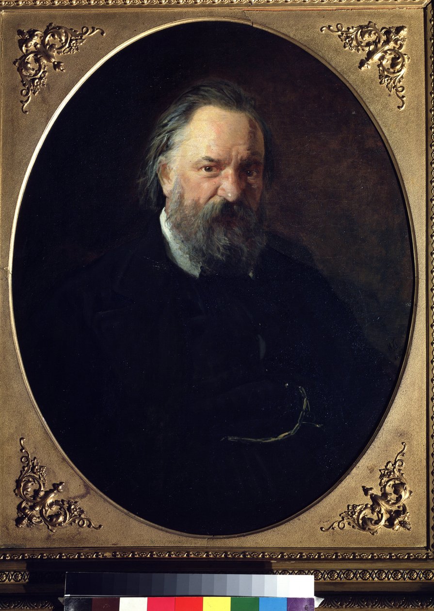 ""Portrét spisovatele Alexandra Herzena (Alexandre Hertzen) (1812-1870)"" Obraz Nikolaje Nikolajeviče Ge (Gay) (1831-1894) 1867 Státní Treťjakovská galerie, Moskva od Nikolai Nikolajevitch Gay