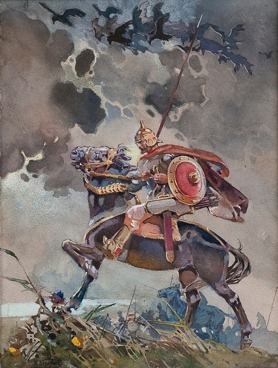 Jezdec od Nikolai Nikolayevich Karasin