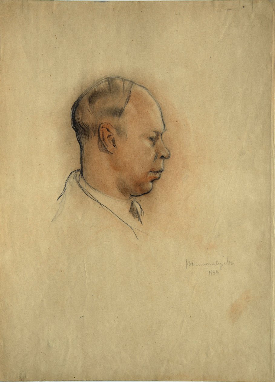 Portrét skladatele Sergeje Prokofjeva (1891-1953) od Nikolai Nikolayevich Vysheslavtsev