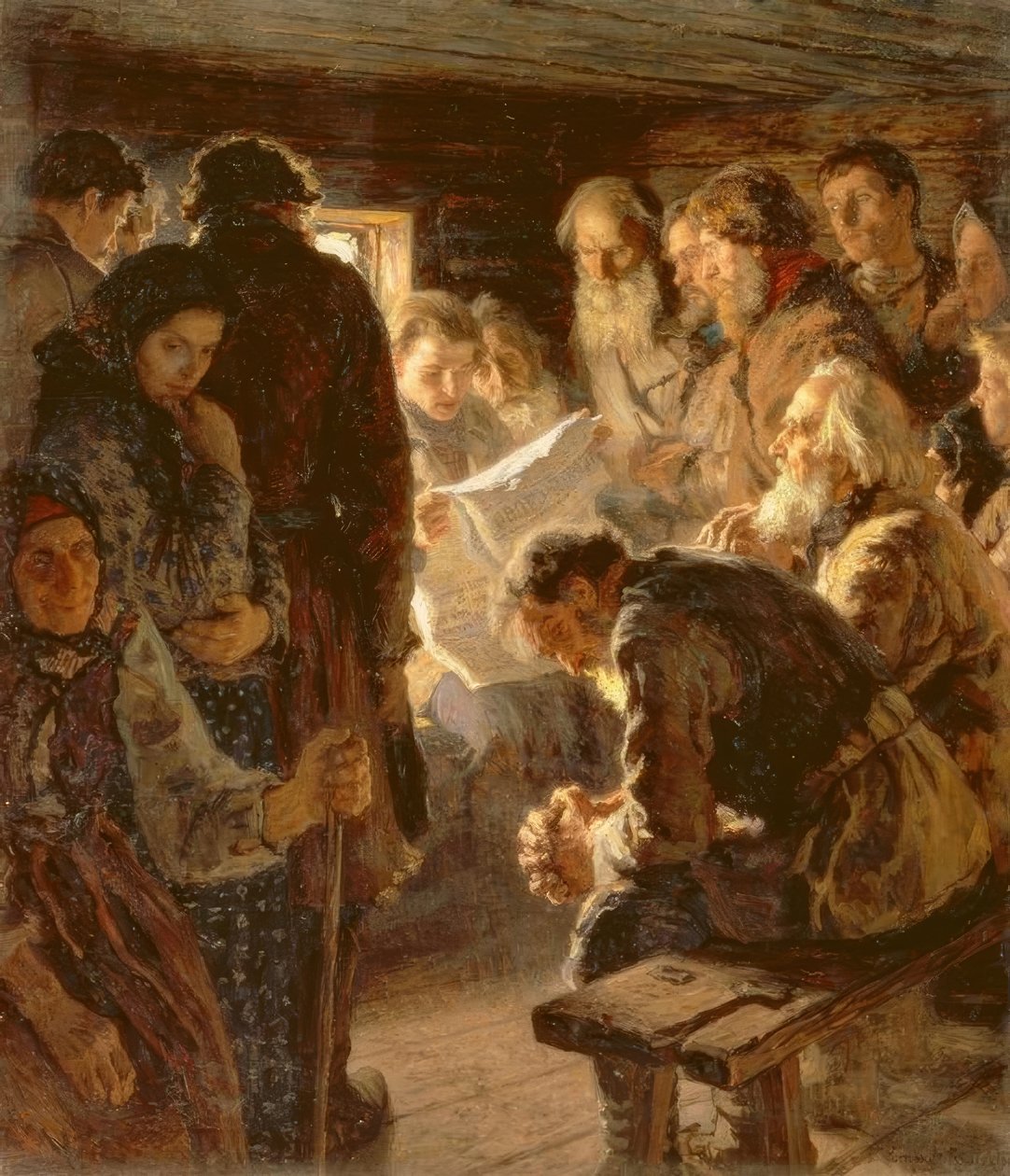 Novinky z válečného divadla od Nikolai P. Bogdanow Bjelski