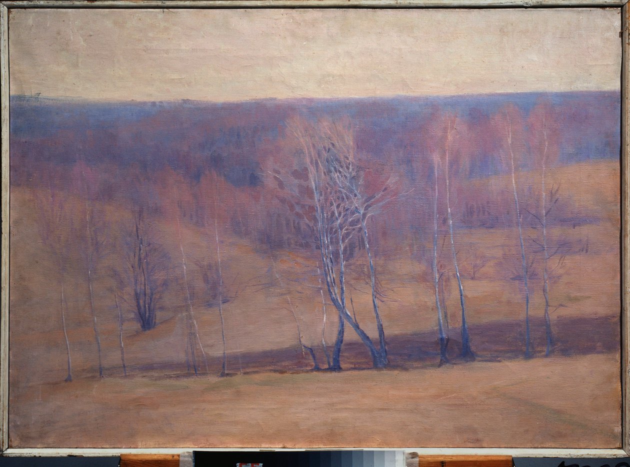 Printemps (jaro) - Obraz Nikolaje Pavloviče Uljanova (Ulianova) (1875-1949), olej na plátně - ruské umění, konec 19.-začátek 20. století, modernismus - Regionální muzeum umění, Kaluga (Rusko) od Nikolai Pavlovich Ulyanov